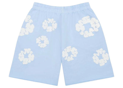 Denim Tears The Cotton Wreath Sweatshorts Powder Blue