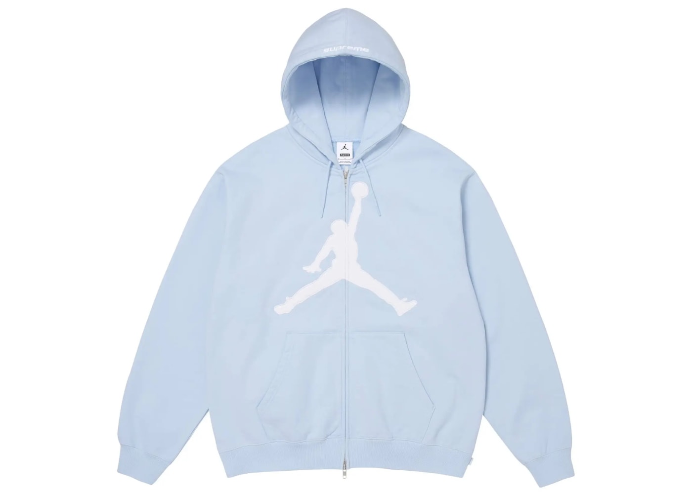 Supreme Jordan Zip Up Hoodie (SS26) Light Blue