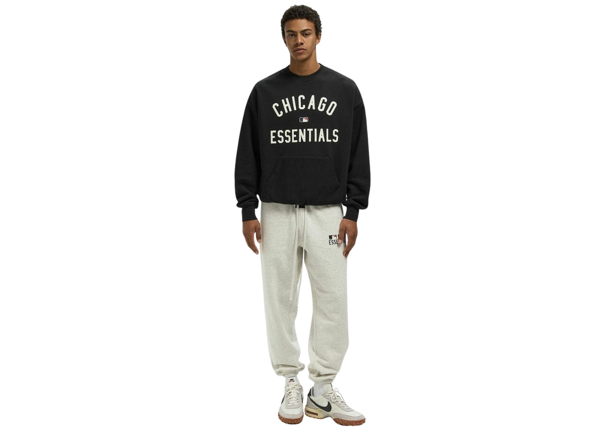 Fear of God Essentials White Sox Sport Crewneck Sweatshirt Vintage Black