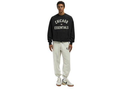 Fear of God Essentials White Sox Sport Crewneck Sweatshirt Vintage Black