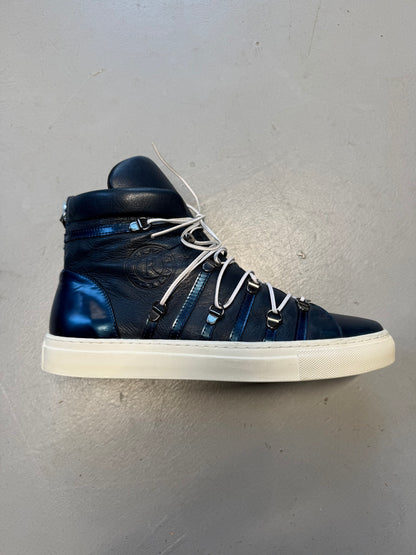 Rage Age by Czapul High Camoo 3 Top Dark Blue Sneakers