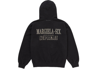 Supreme MM6 Maison Margiela Eagle Zip Up Hooded Sweatshirt Black