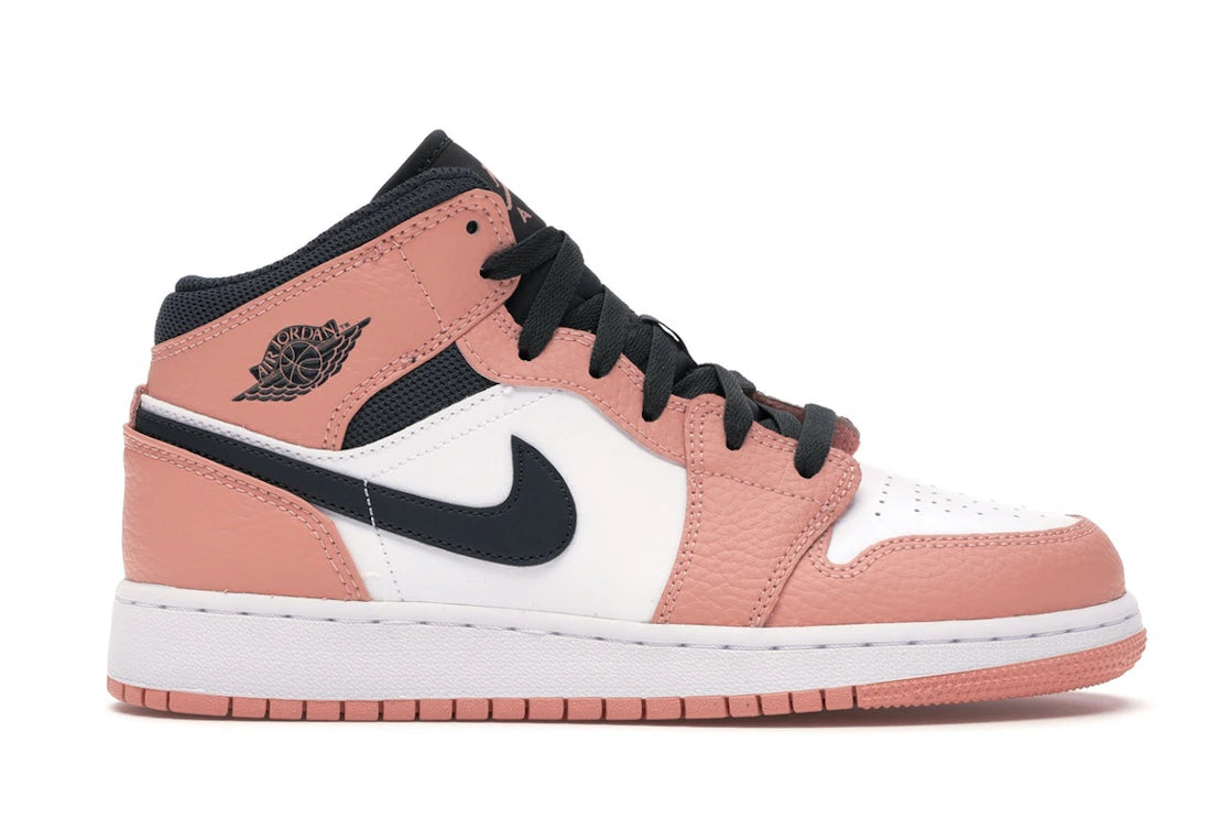 Jordan 1 Mid Pink Quartz (GS)