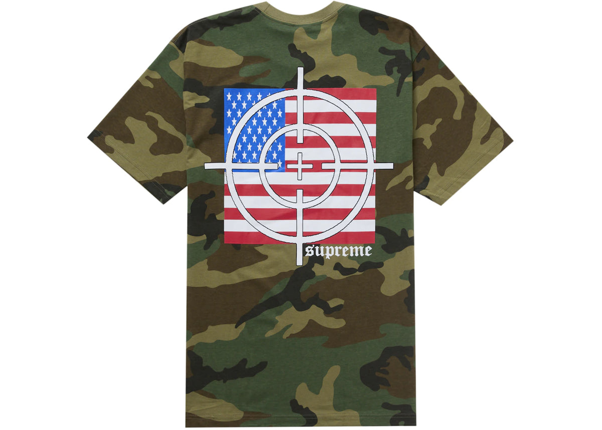 Supreme Target T-Shirt Woodland Camo