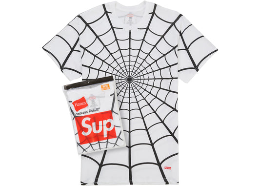 Supreme Hanes Spider-Man Tagless Tee (2 Pack) White