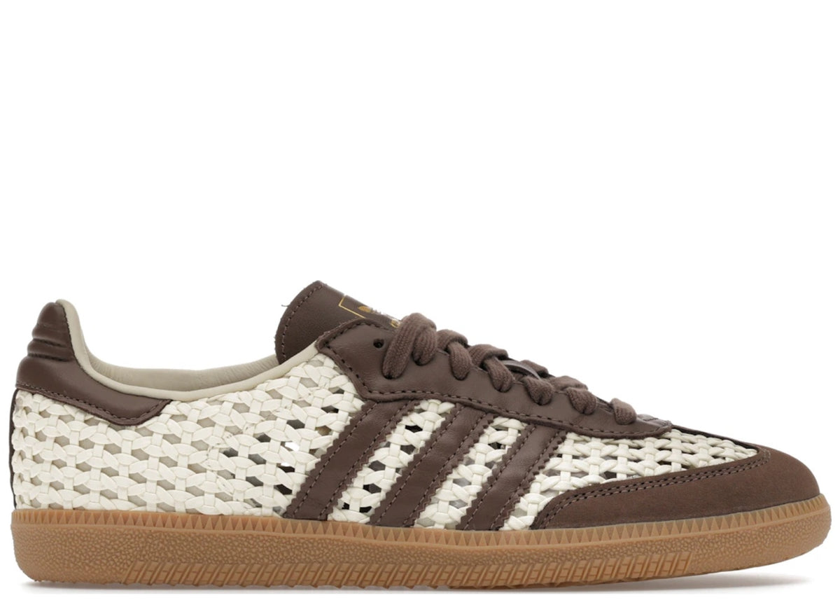 adidas Samba OG Basketweave Cream White Earth Strata (Women's)