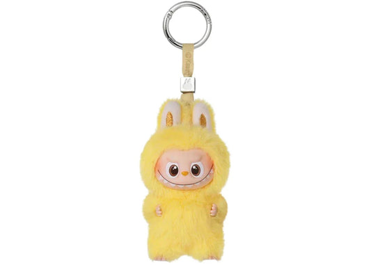 Pop Mart Labubu The Monsters Pin for Love Series "P" Vinyl Plush Pendant Yellow