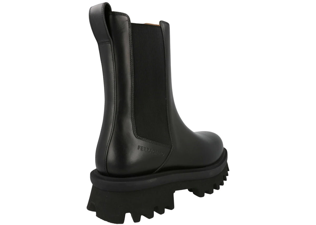 Ferragamo Flash Chelsea Boots Black