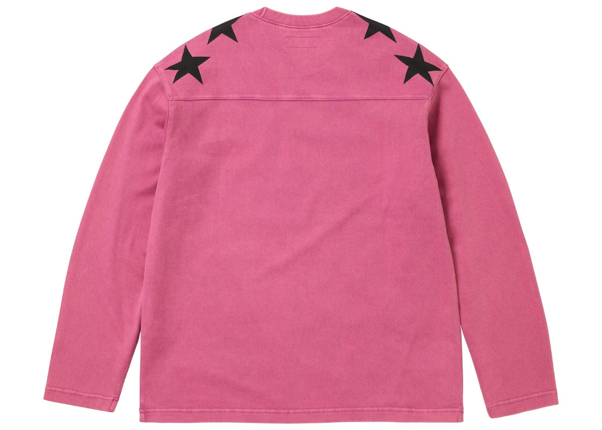 Supreme Playboy L/S Long Sleeve Football Top Tee Pink