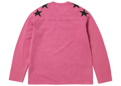 Supreme Playboy L/S Long Sleeve Football Top Tee Pink