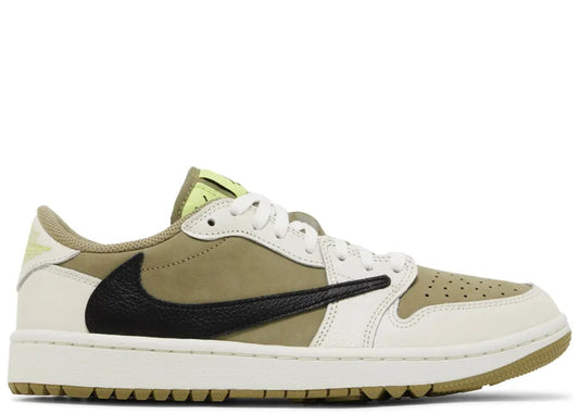 Air Jordan 1 Low Golf Travis Scott Olive Black