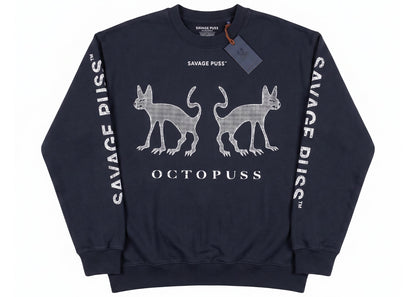 Savage Puss™ vintage heavy crewneck