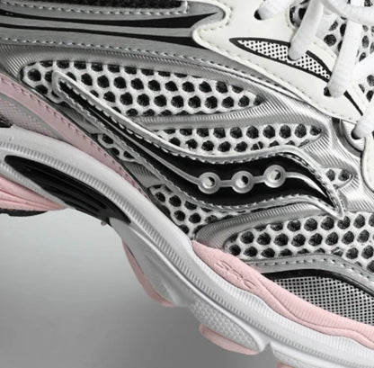 Saucony ProGrid Omni 9 Silver Pink Mens Saucony