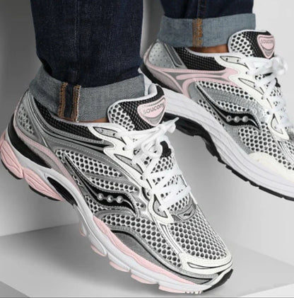 Saucony ProGrid Omni 9 Silver Pink Mens Saucony