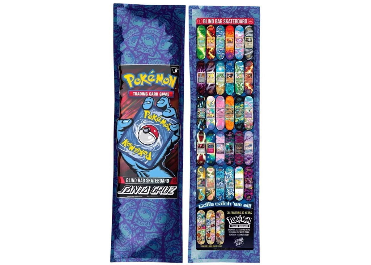 Santa Cruz Skateboards Pokemon 2026 Skateboard Deck Blind Bag