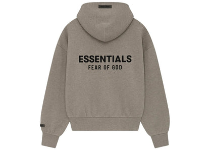 Fear of God Essentials Classic Hoodie Zip Up Homestead Heather