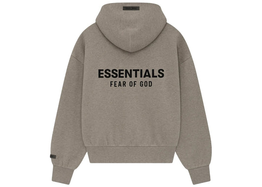Fear of God Essentials Classic Hoodie Zip Up Homestead Heather