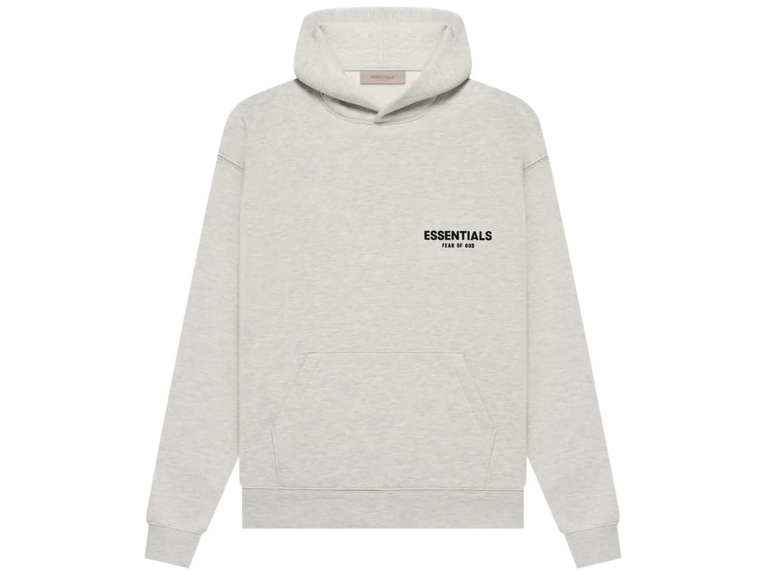 Fear of God Essentials Hoodie Light Oatmeal Grey