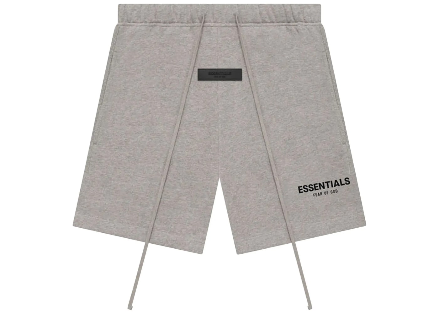Fear of God Essentials Logo Track Shorts Dark Oatmeal Grey