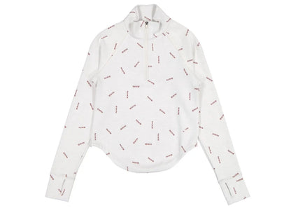 Nike Sportswear Collection Women's Slim 1/2-Zip Long-Sleeve Logo Top Light Orewood Brown/Red Sepia/Light Orewood Brown