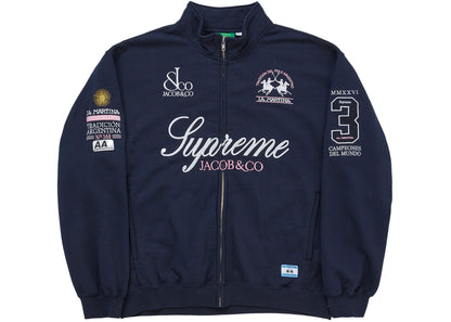 Supreme La Martina Zip Up Sweatshirt Navy