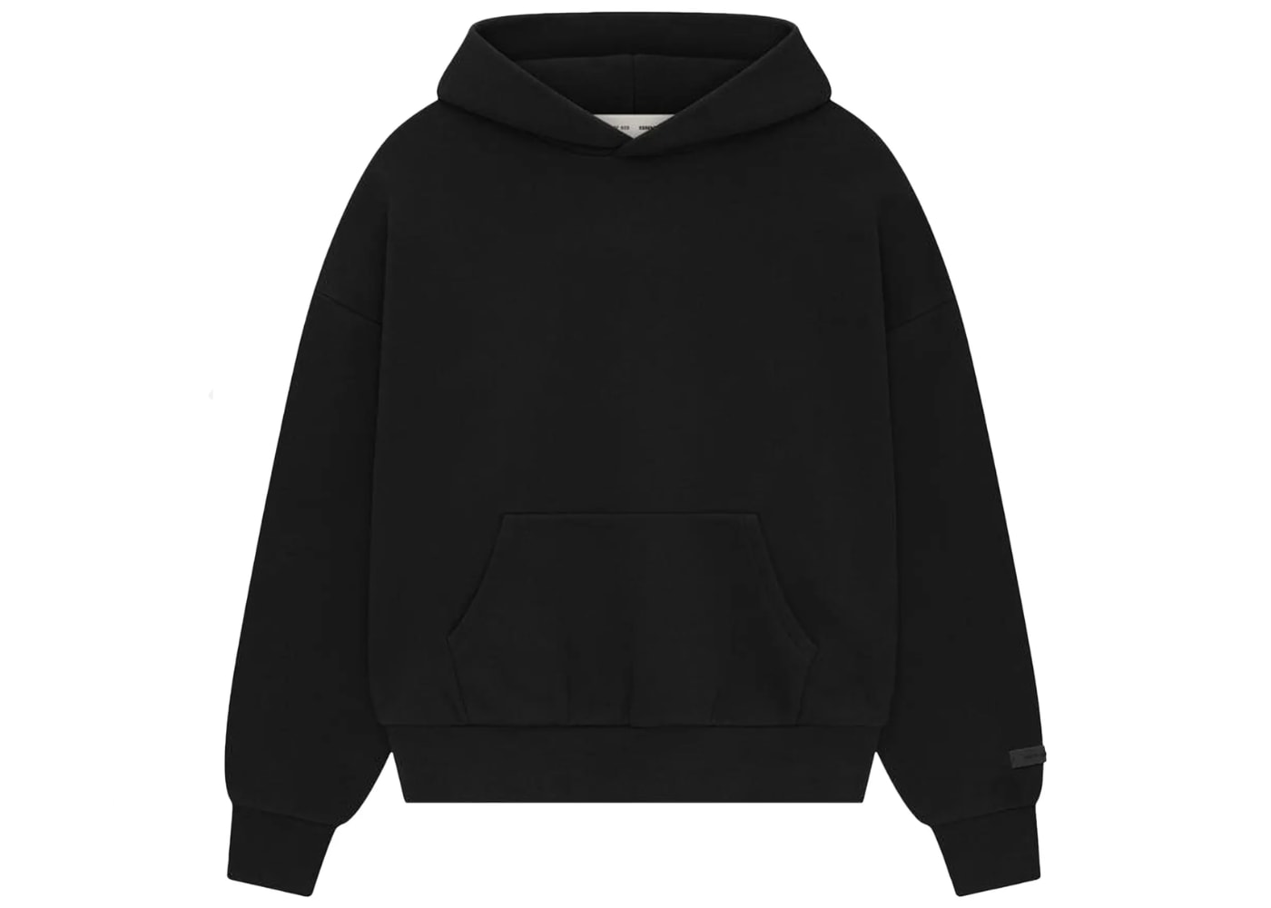 Fear of God Essentials Classic Fit Fleece Hoodie Black