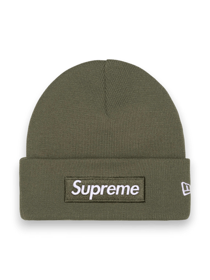 New Era Supreme Box Logo beanie olive