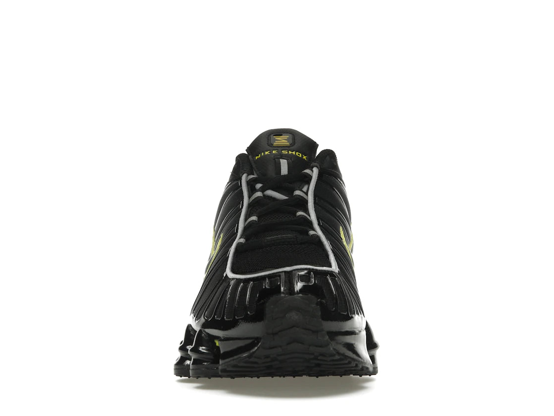 Nike Shox TL Black Dynamic Yellow Metallic Silver