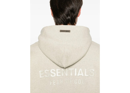 Fear of God Essentials Classic Hoodie Heather Stone Grey