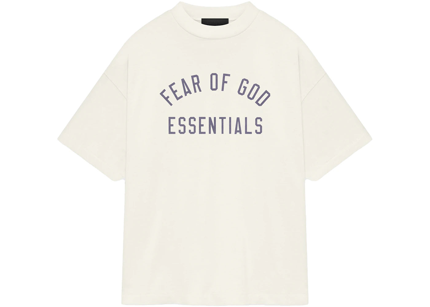 Fear of God Essentials Jersey Crewneck T-Shirt Shell Cream White