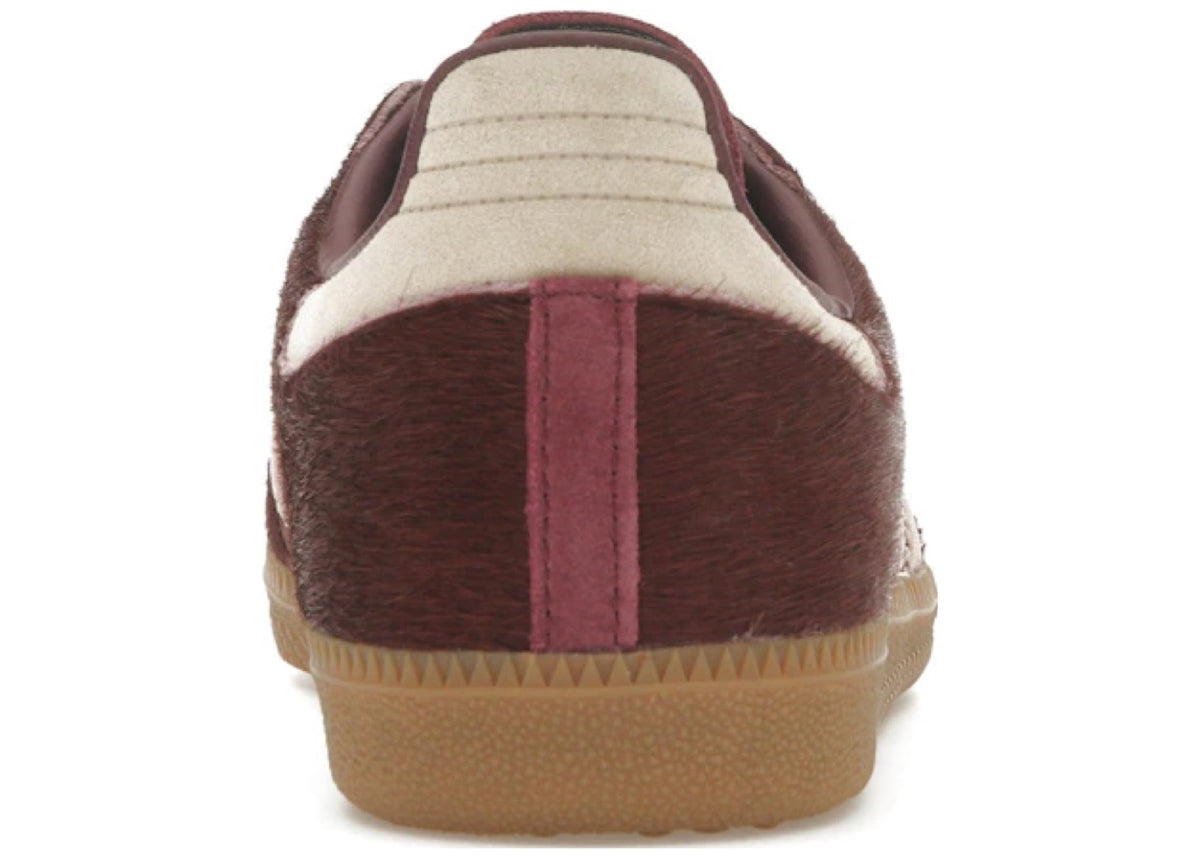 adidas Samba OG Maroon Sand Strata Pony (Women's)