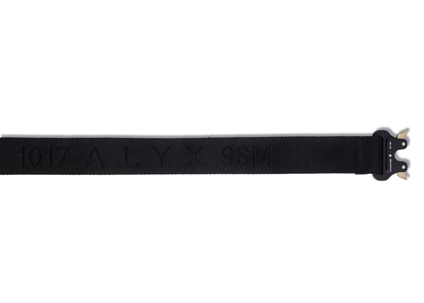 1017 ALYX 9SM Rollercoaster Belt With Logo Black
