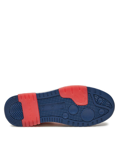 Off-White Out Of Office Mid Top Sneakers White Blue