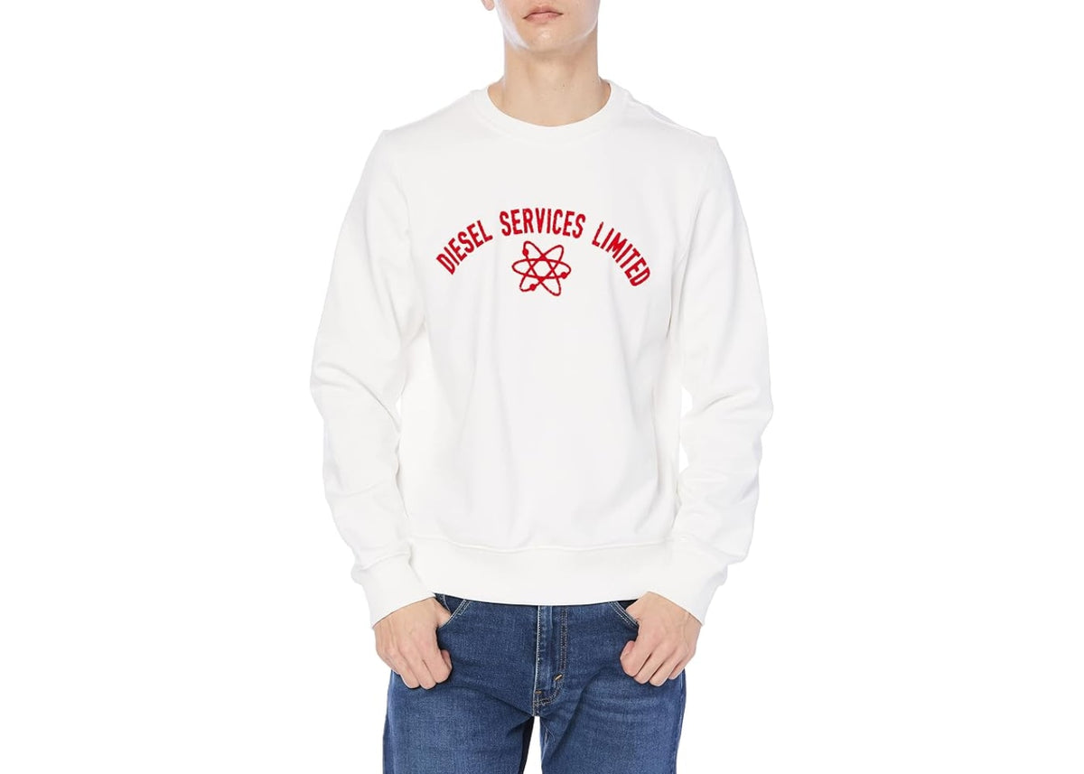 Diesel S-GINN-C3 Services Limited Sweatshirt White