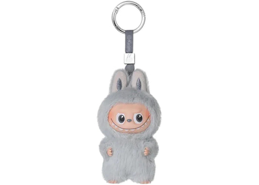 Pop Mart Labubu The Monsters Pin for Love Series "C" Vinyl Plush Pendant Grey