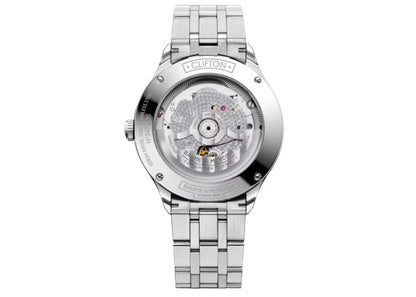 Baume & Mercier CLIFTON steel/steel bracelet white 5 day | M0A10400