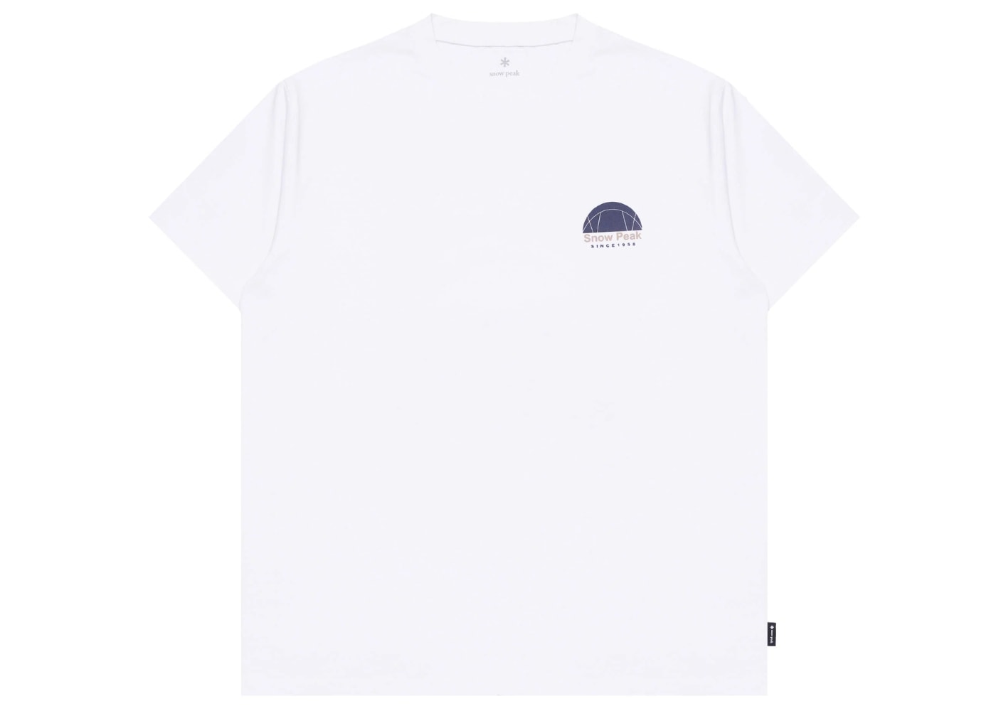 Snow Peak Alpha Breeze Typography T-Shirt White