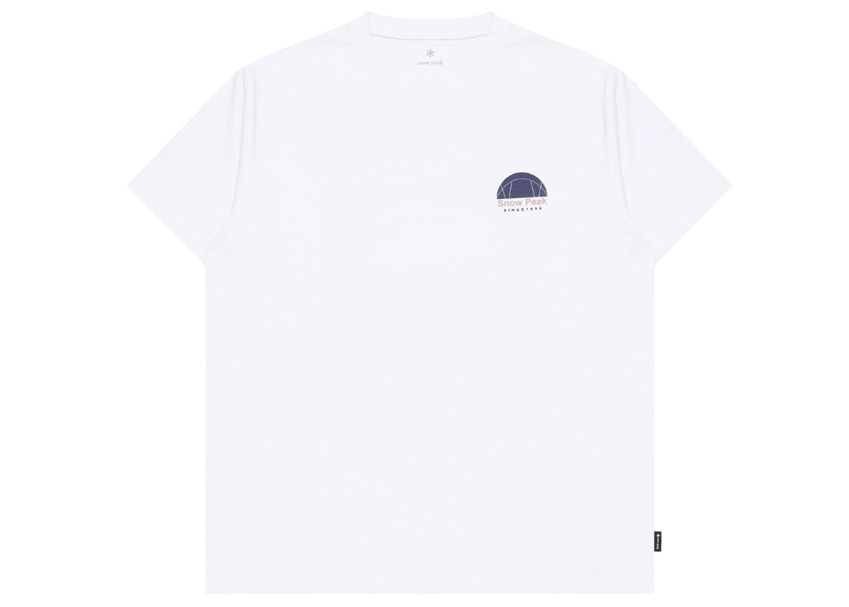 Snow Peak Alpha Breeze Typography T-Shirt White