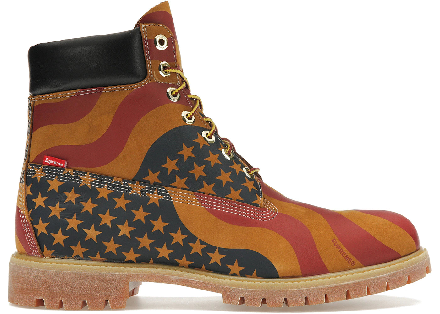 Timberland 6" Boot Supreme Stars & Stripes Wheat American Flag