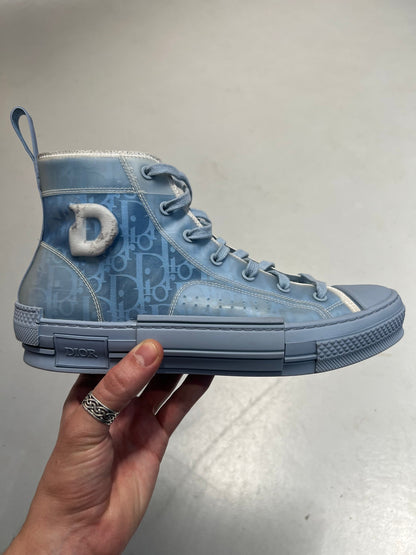 Dior B23 High Daniel Arsham Oblique Light Blue