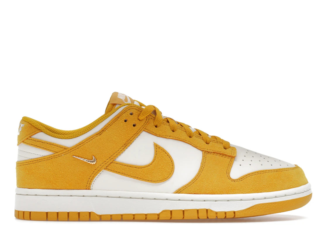 Nike Dunk Low Dark Sulfur Gold Mini Swoosh (Women's)