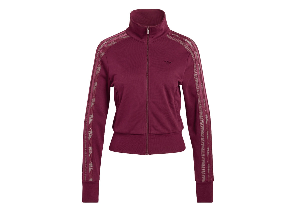 Adidas Firebird Lace Track Top Maroon