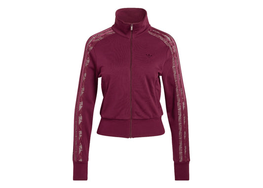 Adidas Firebird Lace Track Top Maroon