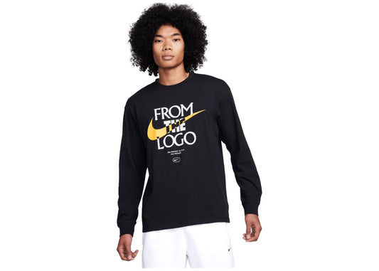 Nike Max90 Men's Long-Sleeve Basketball T-Shirt Black