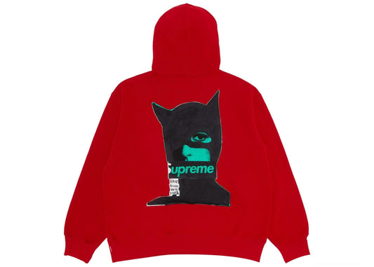 Supreme Catwoman Hoodie Red