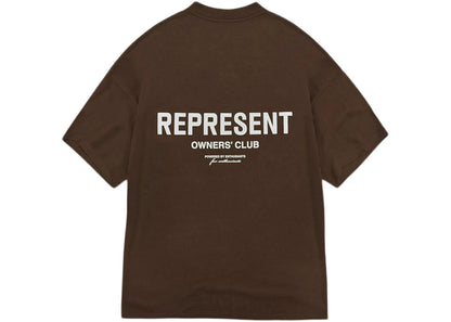 Represent Owner's Club T-Shirt Brown/White