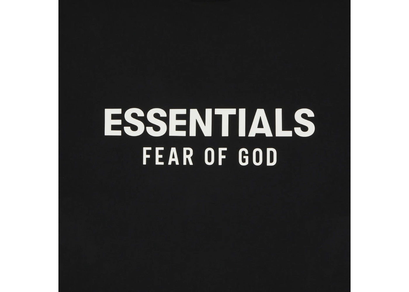 Fear of God Essentials Classic Short Sleeve T-Shirt Jet Black