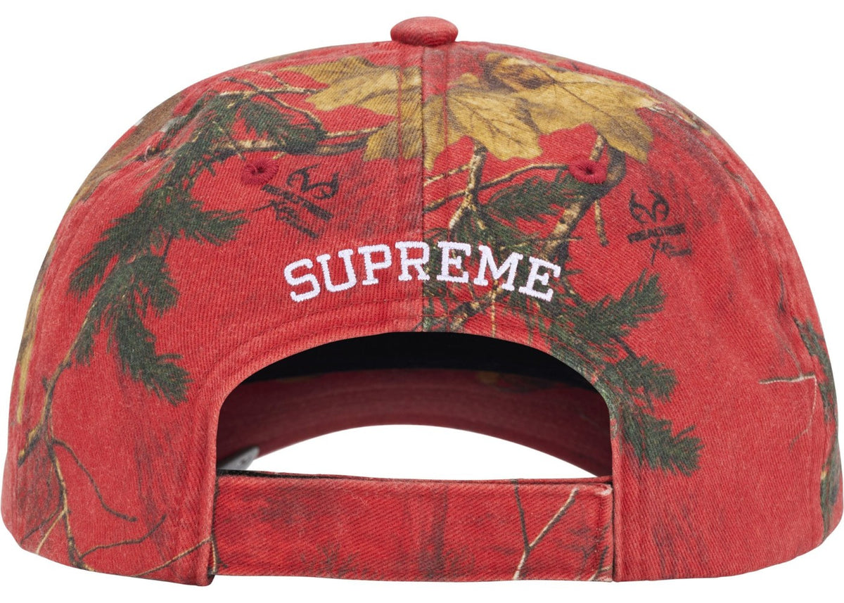 Supreme Bottle Opener 6-Panel Hat Cap Realtree Xtra Red Camouflage