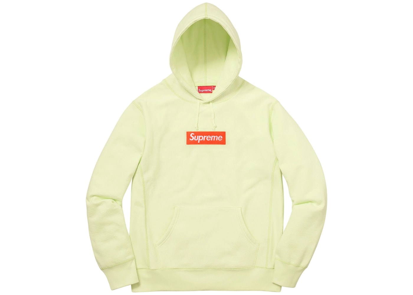 Supreme Box Logo Hooded Sweatshirt (FW17) Pale Lime