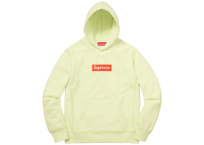 Supreme Box Logo Hooded Sweatshirt (FW17) Pale Lime